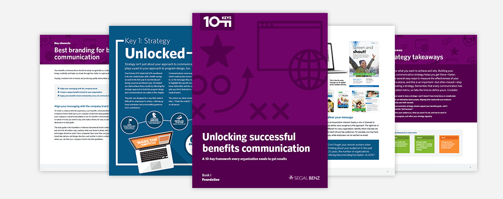 Unlocking successful benefits communication. Ebook I: Foundation