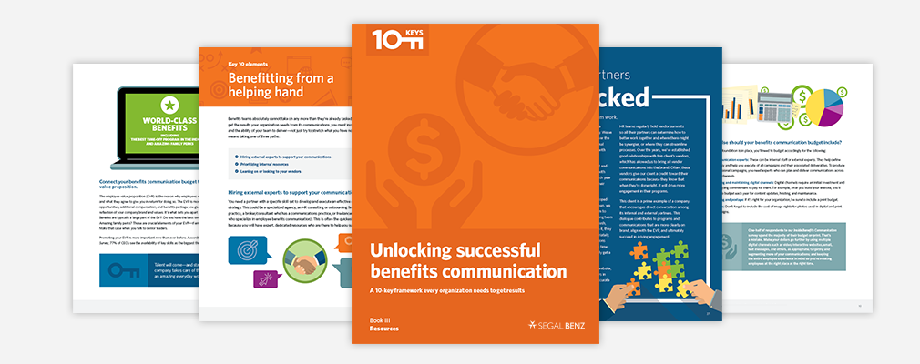 Unlocking successful benefits communication. Book III: Resources